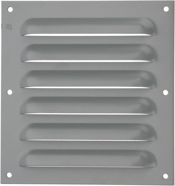 nVent Hoffman - Electrical Enclosure Steel Louver Plate Kit - For Use with Fresh Air Enclosures - Makers Industrial Supply