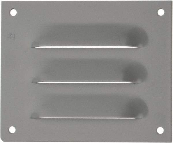 nVent Hoffman - Electrical Enclosure Steel Louver Plate Kit - For Use with Fresh Air Enclosures - Makers Industrial Supply