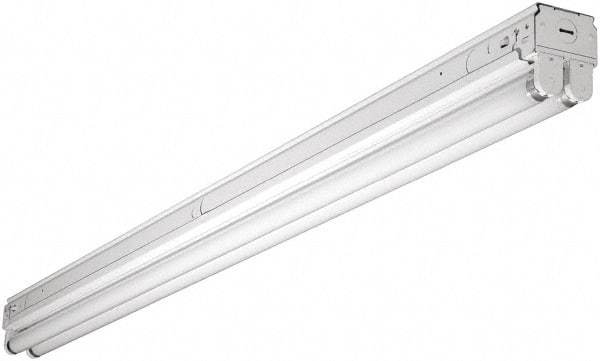 Cooper Lighting - 1 Lamp, 40 Watt, Fluorescent Strip Light - Suspended, 120/277 Volt, 48" Long x 2-3/4" Wide x 3-5/16" High - Makers Industrial Supply