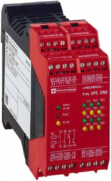 Schneider Electric - 24 VDC, Electromechanical & Solid State Screw Clamp General Purpose Relay - 6 Amp at 28 VDC, 22.5mm Wide x 99mm High x 114mm Deep - Makers Industrial Supply