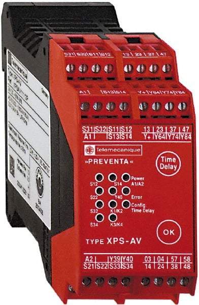 Square D - 24 VDC, Standard Electromechanical & Solid State Screw General Purpose Relay - 6 Amp at VDC, 3SS (Auxiliary) & 6NO - Makers Industrial Supply