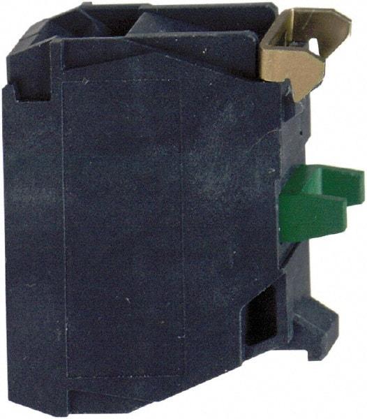 Square D - Multiple Amp Levels, Electrical Switch Contact Block - 120 VAC, 125 VDC, 240 VAC, 250 VDC, and 600 VAC/VDC, Screw Terminal, 22mm Hole, For Use with XB4, XB5 - Makers Industrial Supply