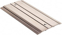 National Guard Products - 72" Long x 6" Wide x 1/4" High, Saddle Threshold - Aluminum Finish - Makers Industrial Supply