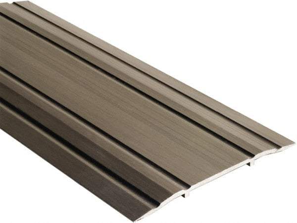 National Guard Products - 48" Long x 5" Wide x 1/4" High, Saddle Threshold - Aluminum Finish - Makers Industrial Supply