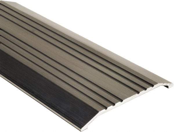 National Guard Products - 36" Long x 5" Wide x 1/2" High, Saddle Threshold - Aluminum Finish - Makers Industrial Supply