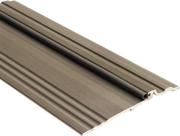 National Guard Products - 72" Long x 5" Wide x 1/2" High, Panic Threshold - Aluminum Finish - Makers Industrial Supply