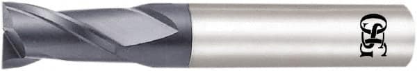 OSG - 2.8mm, 4.2mm LOC, 4mm Shank Diam, 45mm OAL, 2 Flute, Solid Carbide Square End Mill - Single End, WXL Finish, Spiral Flute, 30° Helix, Centercutting, Right Hand Cut, Right Hand Flute, Series 3720 - Makers Industrial Supply