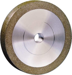 Strauss - 100mm x 31.75mm Hole x 20mm Thick, 200 Grit Surface Grinding Wheel - Diamond, Fine Grade, Electoplated Bond - Makers Industrial Supply