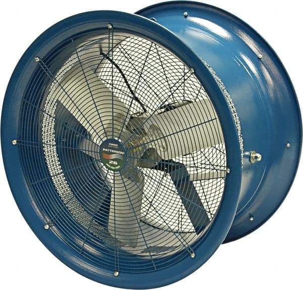 Patterson Fan - 26" Blade, 1 hp, 7,650 CFM, Industrial Circulation Fan - Suspension, 208-230/460 Volts, 1 Speed - Makers Industrial Supply