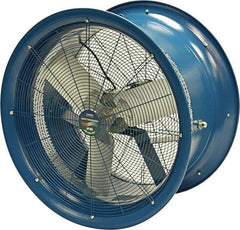 Patterson Fan - 26" Blade, 1 hp, 7,650 CFM, Industrial Circulation Fan - Suspension, 208-230/460 Volts, 1 Speed - Makers Industrial Supply