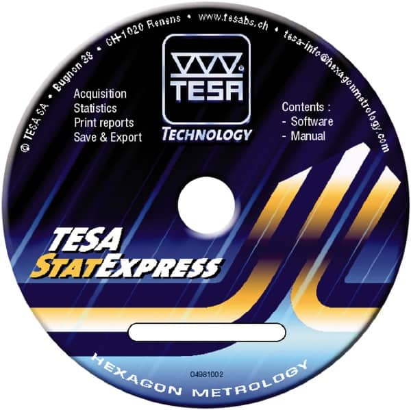 TESA Brown & Sharpe - Quality Assurance SPC Software - Compatible with Windows, For Use with Twin-Cal Calipers - Makers Industrial Supply