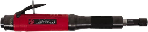 Chicago Pneumatic - 1/4" Collet, Straight Handle, Air Extended Length Die Grinder - 19,000 RPM, Rear Exhaust, 31.8 CFM, 0.8 hp, 90 psi, 9.5mm Inlet - Makers Industrial Supply