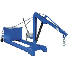 Vestil - 2,000 Lb Load Capacity, Steel Counter Balanced Floor Crane - 5' 17/64" Span - Makers Industrial Supply