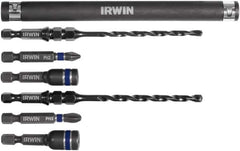 Irwin - 7 Piece 3/16" & 1/4" Concrete Anchor Installation Kit - For Use with Impact Drivers and Rotary Drills - Makers Industrial Supply