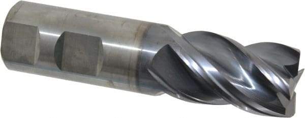 Kennametal - 1", 4 Flute, Solid Carbide, 0.03" Corner Radius End Mill - 4" OAL, 1-1/2" LOC - Makers Industrial Supply