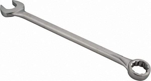 Proto - 55mm 12 Point Offset Combination Wrench - 15° Offset Angle, 28-3/4" OAL, Steel, Satin Finish - Makers Industrial Supply