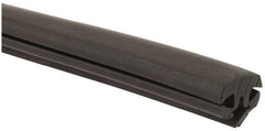 TRIM-LOK - 1.09 Wide x 25 Ft. Long, EPDM Rubber Locking Gasket - 1/4 Inch Panel Thickness, 1/4 Inch Window Panel Thickness - Makers Industrial Supply