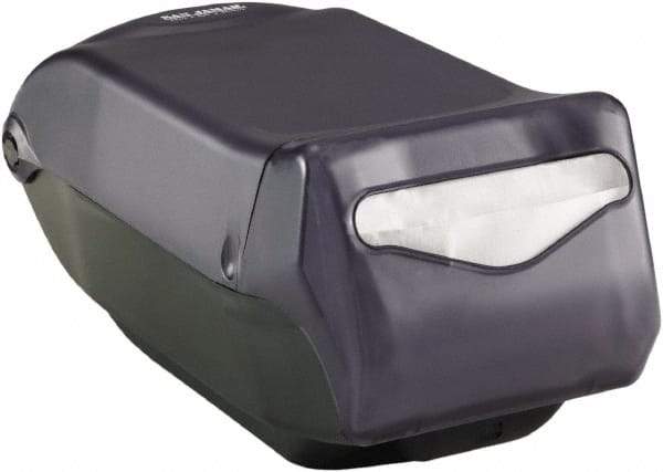 San Jamar - 8 x 15-3/4 x 7-1/4, Napkin Dispenser - Control Face Countertop, Black Pearl - Makers Industrial Supply