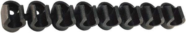 Legris - 1/2 Hose OD, Clip Strip - Black, 5 Slots, 3-1/4" OAL, For Use With Tubes - Makers Industrial Supply