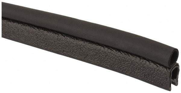 TRIM-LOK - 1/8 Inch Thick x 0.3 Inch Wide, PVC/EPDM, Trim Seal Wear Strip - 1/8 Inch Wide - Makers Industrial Supply