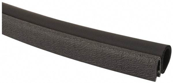 TRIM-LOK - 1/8 Inch Thick x 0.3 Inch Wide, PVC/EPDM, Trim Seal Wear Strip - 1/8 Inch Wide - Makers Industrial Supply