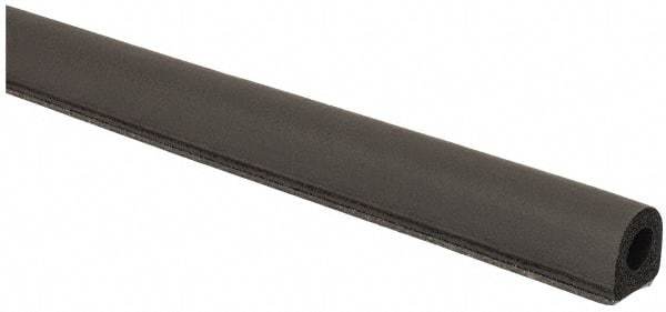 TRIM-LOK - 1/2 Inch Thick x 1/2 Wide x 100 Ft. Long, EPDM Rubber D Section Seal with Tape - Makers Industrial Supply