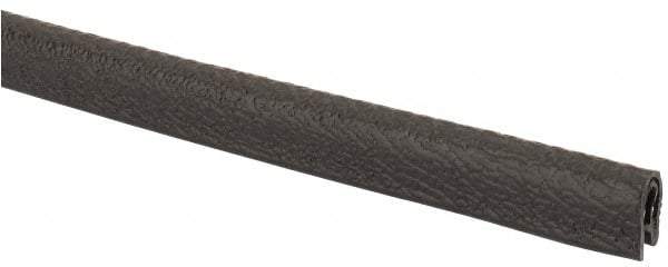 TRIM-LOK - 1/8 Inch Thick x 0.3 Wide x 250 Ft. Long, EPDM Rubber Edge Trim - Pebble Texture - Makers Industrial Supply