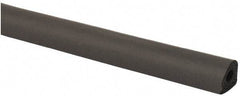 TRIM-LOK - 1/2 Inch Thick x 1/2 Wide x 100 Ft. Long, EPDM Rubber D Section Seal with Acrylic - Makers Industrial Supply