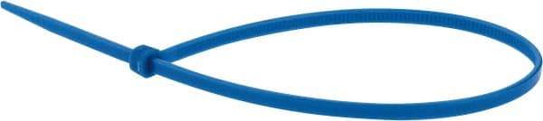 Value Collection - 9.8" Long Blue Nylon Standard Cable Tie - 40 Lb Tensile Strength, 70mm Max Bundle Diam - Makers Industrial Supply