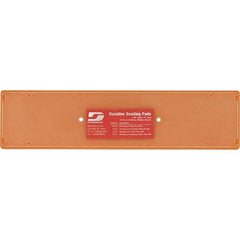 Dynabrade - 11 x 2-3/4" Rectangular Adhesive/PSA Backing Pad - File Board Sander Compatible, Screw Attachment, Nonvacuum Pad, 3/8" Thick, Medium Density - Makers Industrial Supply