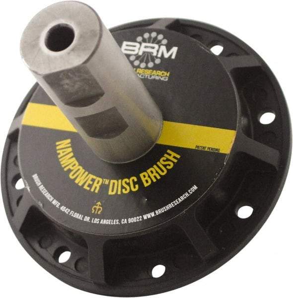 Brush Research Mfg. - 31/32" Arbor Hole to 0.968" Shank Diam Sidelock Collet - For 4, 5 & 6" NamPower Disc Brushes, Attached Spindle, Flow Through Spindle - Makers Industrial Supply