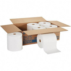 Georgia Pacific - Hard Roll of 1 Ply White Paper Towels - 7-7/8" Wide, 1,000' Roll Length - Makers Industrial Supply