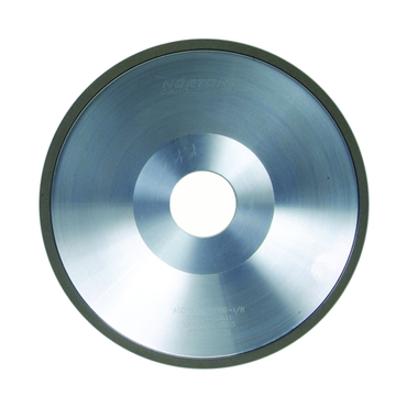 6 x 1 x 1-1/4" - 1/8" Abrasive Depth - 120 Grit - Type 12A2 Diamond Dish Wheel - Makers Industrial Supply