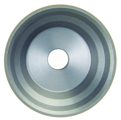 3-3/4 x 1-1/2 x 1-1/4" - 1/8" Abrasive Depth - 150 Grit - Type 11V9 Diamond Flaring Cup Wheel - Makers Industrial Supply