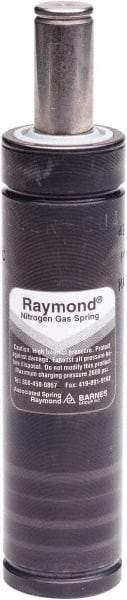 Associated Spring Raymond - M6 Fill Port, M6 Mt Hole, 20mm Rod Diam, 32.1mm Diam, 6mm Max Stroke, Nitrogen Gas Spring Cylinder - 57mm Body Length, 63mm OAL, 2,200 Lb Full Stroke Spring Force, 360 psi Initial Charge - Makers Industrial Supply