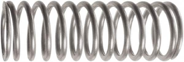 Associated Spring Raymond - 54mm OD, 4mm Wire, 150mm Free Length, Compression Spring - 21.6 Lb Spring Rating, 426.59 N Max Work Load, Music Wire - Makers Industrial Supply