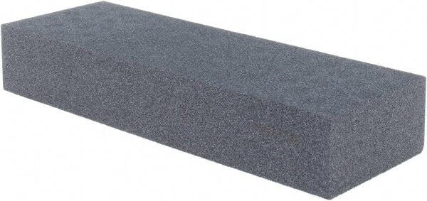 Made in USA - 6" Long x 2" Wide x 1" Thick, Silicon Carbide Sharpening Stone - Rectangle, 120 Grit, Coarse Grade - Makers Industrial Supply