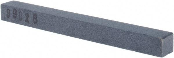 Made in USA - 3/8" Wide x 4" OAL x 3/8" Thick, Silicon Carbide Sharpening Stone - Square, Fine Grade, 280 Grit - Makers Industrial Supply