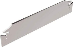 Seco - 0.843" Blade Height, 0.079" Blade Width, 4.72" OAL, Neutral Cut, Double End Indexable Cut-Off Blade - 150.10A Blade, 150.10 Series - Makers Industrial Supply