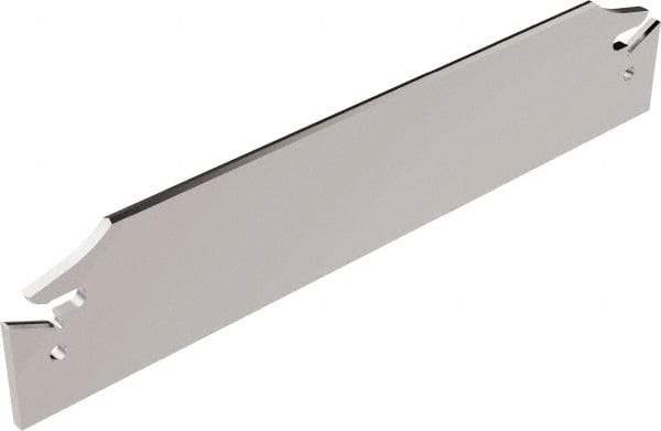 Seco - 0.984" Blade Height, 0.047" Blade Width, 5.91" OAL, Left Hand Cut, Double End Indexable Cut-Off Blade - 150.10A Blade, 150.10 Series - Makers Industrial Supply