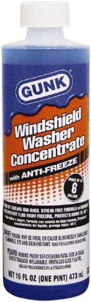 Gunk - Windshield Washer Fluid - 16 oz Bottle - Makers Industrial Supply