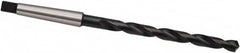 Guhring - 11.5mm, 1MT 118° Point High Speed Steel Taper Shank Drill Bit - Oxide Finish, 125mm Flute Length, 206mm OAL, Spiral Flute, Series 257 - Makers Industrial Supply