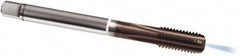 Guhring - M20x2.50 Metric, 5 Flute, TiAlN Finish, Cobalt Spiral Point Tap - Modified Bottoming Chamfer, Right Hand Thread, 140mm OAL, 6HX Class of Fit, Series 319 - Exact Industrial Supply