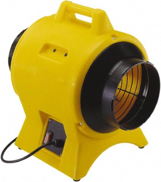 Schaefer Ventilation Equipment - 8" Inlet, Electric AC Ventilation Fan - 0.25 hp, 877 CFM, 115 Max Voltage Rating - Makers Industrial Supply