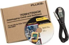 Fluke - Black/Yellow Electrical Test Equipment Software & Cable - Use with Fluke 709H Loop Calibrators - Makers Industrial Supply