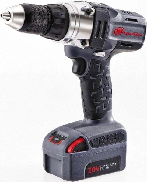 Ingersoll-Rand - 20 Volt 1/2" Chuck Pistol Grip Handle Cordless Drill - 0-1900 RPM, Lithium-Ion Batteries Not Included - Makers Industrial Supply