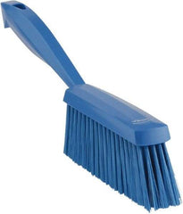 Vikan - 14" OAL, Polyester Staple Set Bench Brush - 2" Bristle Length, 6-3/8" Long Head, Blue - Makers Industrial Supply