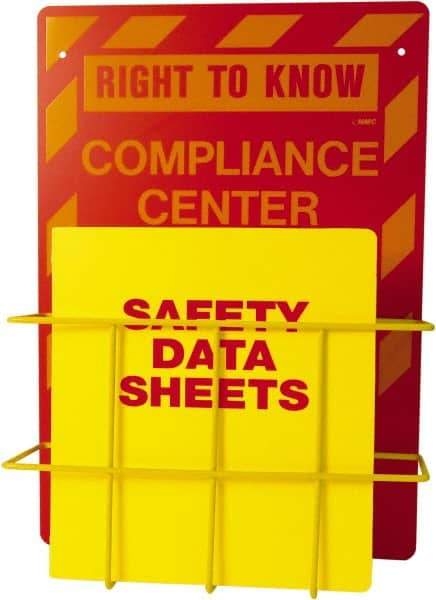 NMC - 14" Wide x 20" High, Compliance Center - English - Makers Industrial Supply