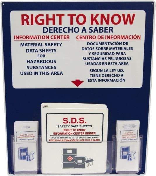 NMC - 24" Wide x 30" High, Compliance Center - English - Makers Industrial Supply