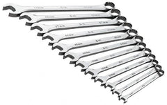 SK - 12 Piece, 8 to 19mm, 12 Point Combination Wrench Set - Makers Industrial Supply